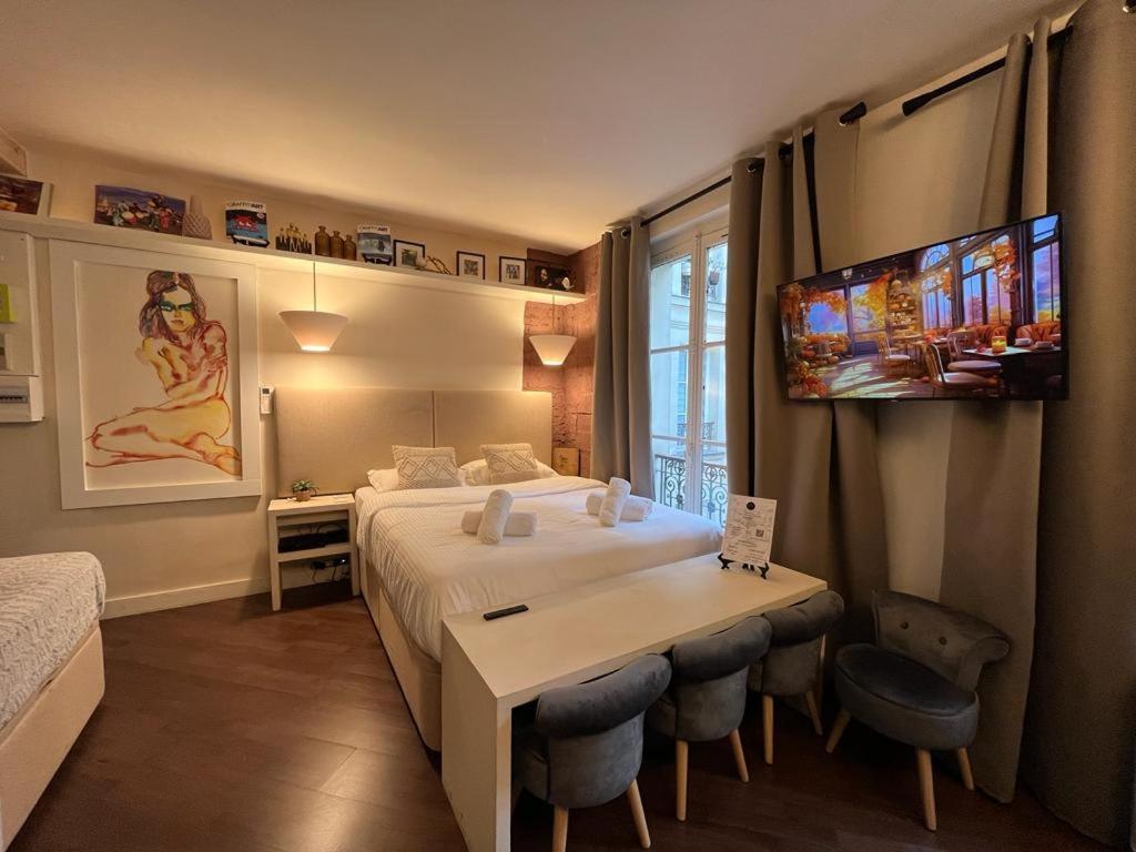 Studio Pompidou - Rue Des Temples 3 Places Appartement Parijs Buitenkant foto