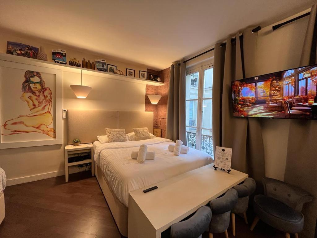 Studio Pompidou - Rue Des Temples 3 Places Appartement Parijs Buitenkant foto